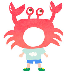 child with blank sign