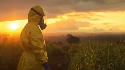 Fototapeta premium Protective gear and apparel for Ebola prevention