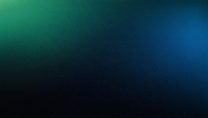 Obraz premium Dark Green-Blue Gradient with Grainy Texture for Web Banners 