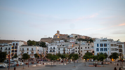 view of the city, Ibiza, Spain