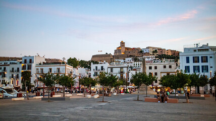 view of the city, Ibiza, Spain