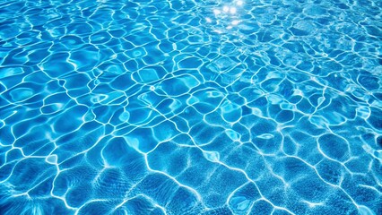 Obraz premium Vibrant blue pool water background perfect for summer getaway vibes