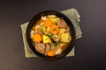 Sopa De Res is Cuban Style Beef Soup.