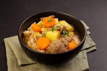 Sopa De Res is Cuban Style Beef Soup.