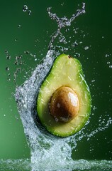 avocado in water
