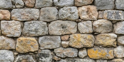 Fototapeta premium Old castle stone wall texture background