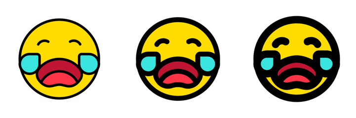 Editable crying expression emoticon vector icon. Part of a big icon set family. Part of a big icon set family. Perfect for web and app interfaces, presentations, infographics, etc