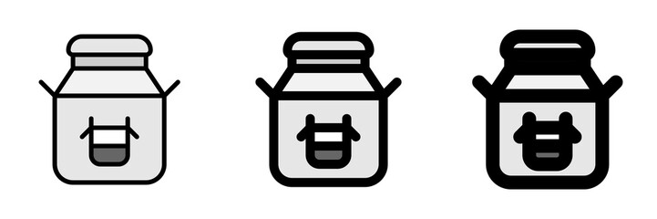 Editable milk can vector icon. Diary, farm, drink, beverage. Part of a big icon set family. Perfect for web and app interfaces, presentations, infographics, etc