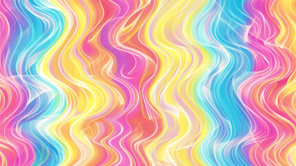 Abstract wavy pattern in vibrant pastel colors, creating a dynamic and fluid visual effect, reminiscent of a tie-dye design.