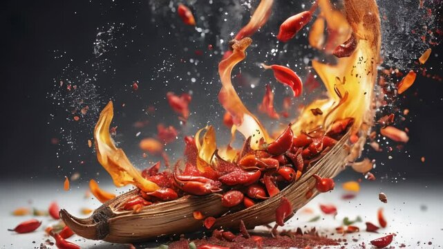  Fire and Flame with Dried Berries