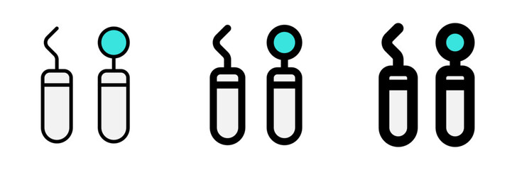 Editable dentist tool vector icon. Dentistry, healthcare, medical. Part of a big icon set family. Perfect for web and app interfaces, presentations, infographics, etc