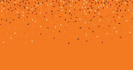 Colorful sprinkles banner background, Halloween background