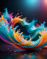 fractal burst background