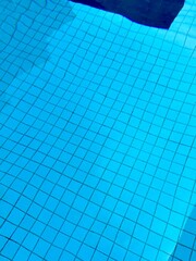 Obraz premium Summer Texture Wavy Aqua Pool