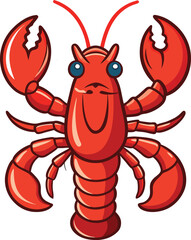 Lobster victor art illustration