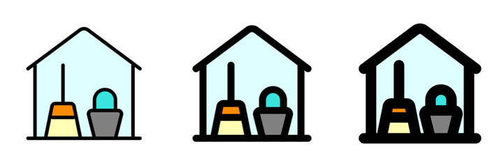Editable storage, warehouse, janitor room vector icon. Part of a big icon set family. Perfect for web and app interfaces, presentations, infographics, etc