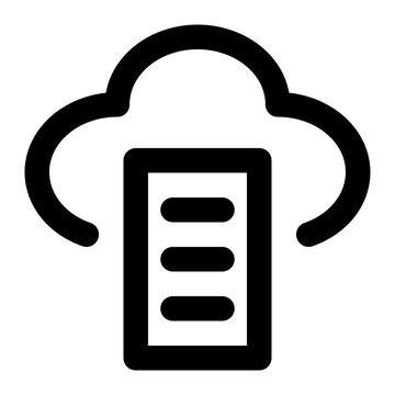 recommend clip art: cloud, server, hosting, web services, internet outline icon
