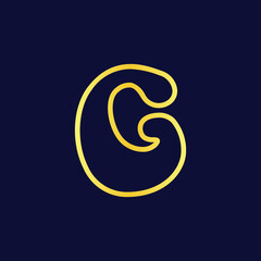 Creative Abstract C Letter Design