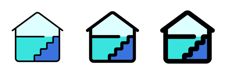 Editable house floor, layout vector icon. Property, real estate, construction, mortgage, interiors. Part of a big icon set family. Perfect for web and app interfaces, presentations, infographics, etc