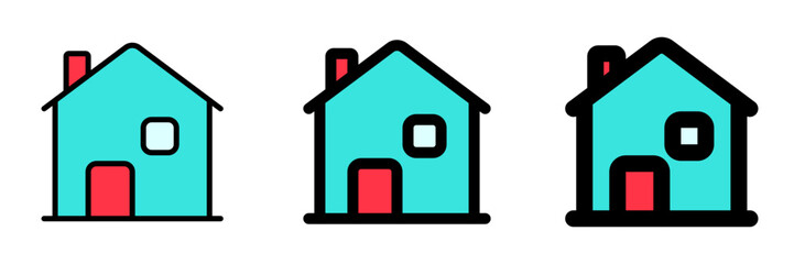 Editable house, rent vector icon. Part of a big icon set family. Perfect for web and app interfaces, presentations, infographics, etc