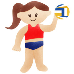 Volleyball player 