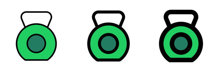 Editable kettlebell vector icon. Part of a big icon set family. Perfect for web and app interfaces, presentations, infographics, etc