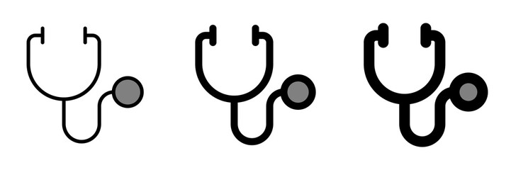 Editable stethoscope vector icon. Part of a big icon set family. Perfect for web and app interfaces, presentations, infographics, etc