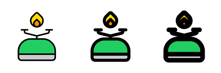 Editable portable stove vector icon. Part of a big icon set family. Perfect for web and app interfaces, presentations, infographics, etc