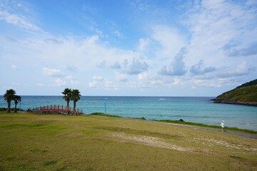 seaside walkway and fine view