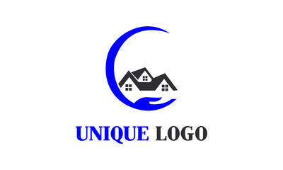 Unique Real Estate Logo Design