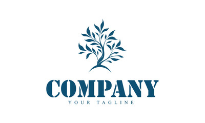 Creative unique tree logo design