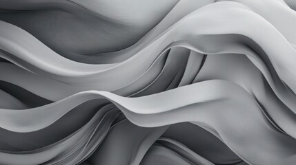 Obraz premium Abstract Gray Waves