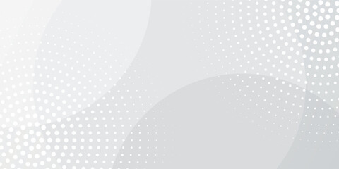 White geometric abstract background overlap layer on bright space with lines effect decoration. Modern graphic design element circles style concept for