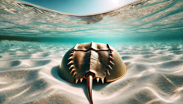 カブトガニのクローズアップ3