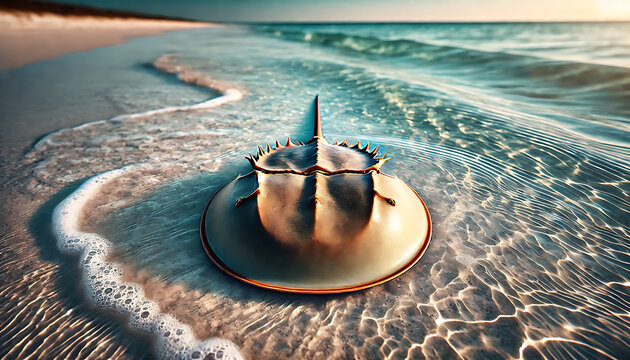 カブトガニのクローズアップ4