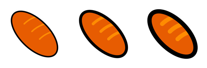 Editable bread loaf vector icon. Part of a big icon set family. Perfect for web and app interfaces, presentations, infographics, etc