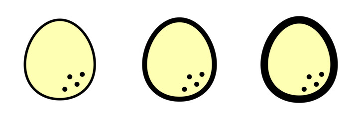 Editable egg vector icon. Part of a big icon set family. Perfect for web and app interfaces, presentations, infographics, etc