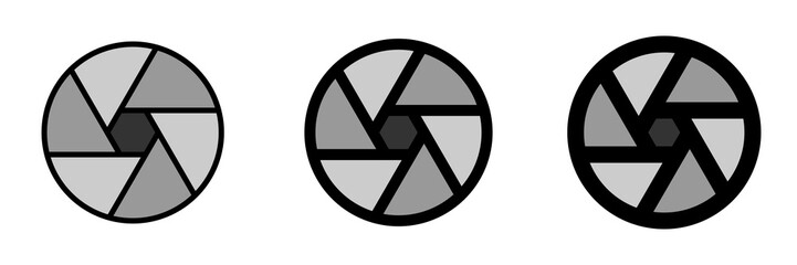 Editable aperture vector icon. Part of a big icon set family. Perfect for web and app interfaces, presentations, infographics, etc