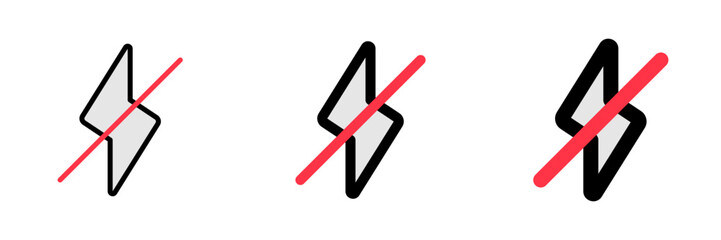 Editable flash off vector icon. Part of a big icon set family. Perfect for web and app interfaces, presentations, infographics, etc