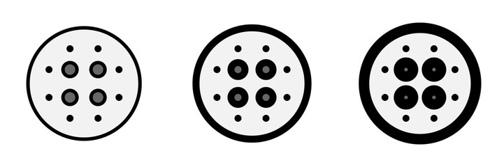 Editable lens blur vector icon. Part of a big icon set family. Perfect for web and app interfaces, presentations, infographics, etc