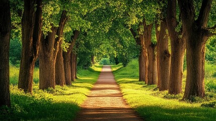 Obraz premium Beautiful wallpaper of trees and nice scene of nature.