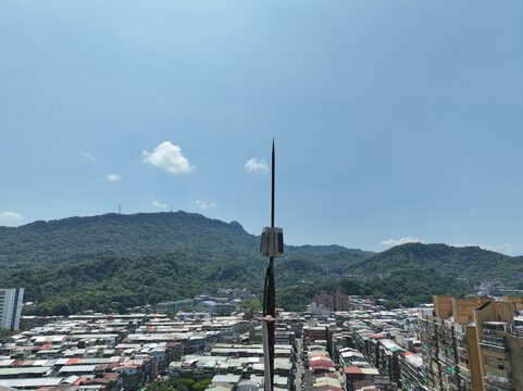 Lightning rod.