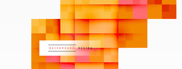 Dynamic colorful squares background. Vector Illustration For Wallpaper, Banner, Background, Card, Book Illustration, landing page