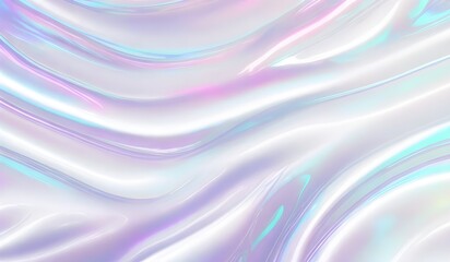 Holographic background seamless trendy iridescent light foil texture. Soft holographic pastel unicorn marble background pattern. Modern pearlescent blurry abstract swirl illustration.	
