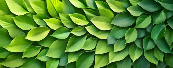 Green Leaves Background Texture.