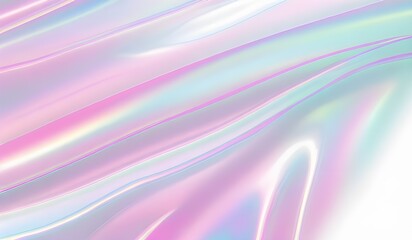 Holographic background seamless trendy iridescent light foil texture. Soft holographic pastel unicorn marble background pattern. Modern pearlescent blurry abstract swirl illustration.	
