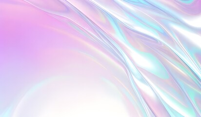 Holographic background seamless trendy iridescent light foil texture. Soft holographic pastel unicorn marble background pattern. Modern pearlescent blurry abstract swirl illustration.	
