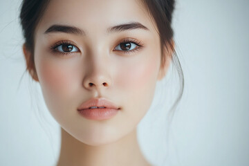 Close up portrait of a woman