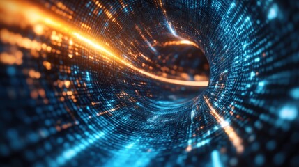 Abstract Digital Tunnel