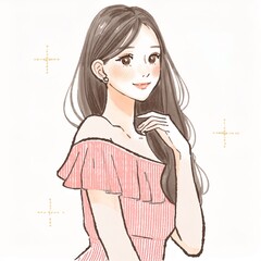 女性・女の子のイラスト素材